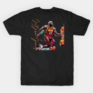 Lebron James goat Victor illustration artwork T-Shirt